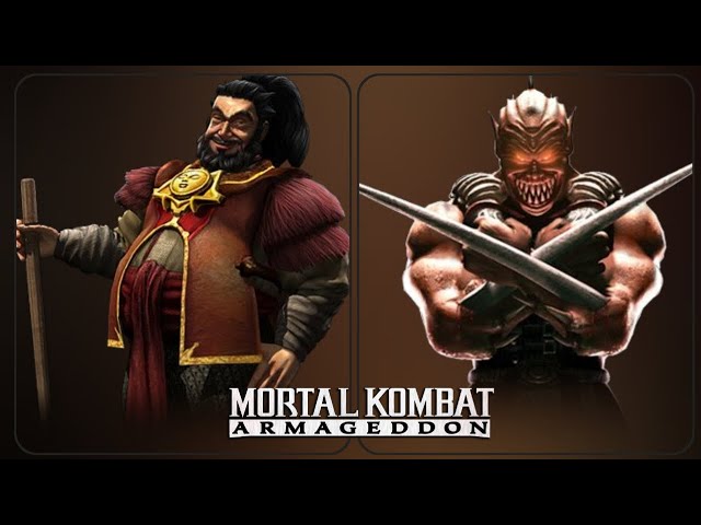 Mortal Kombat - Mortal Kombat: Armageddon Characters: Arctic Monks, Ashrah,  Baraka, Blaze, Bo' Rai Cho, Chameleon, Cyrax, Daegon, Dairou, Darrius,   Briggs, Johnny Cage, Kabal, Kai, Kano, Ken - Source Wikia: 9781234714468 -  AbeBooks