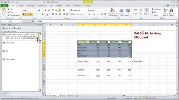 Hướng dẫn học EXCEL cơ bản   26   Sử dụng Clipboard trong Excel