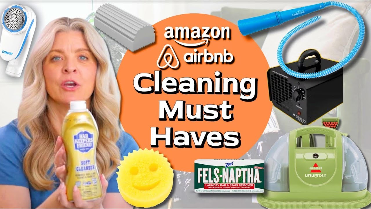 Top 10 Amazon Cleaning must haves for your Airbnb