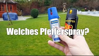 Welches Pfefferspray? Cs Gas - Ko Spray Test