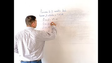 función de varias variables (parte 1) matemáticas