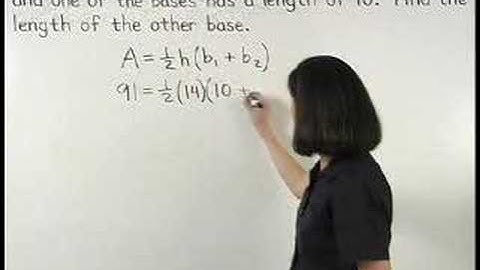 Area of a Trapezoid - MathHelp.com - Geometry Help