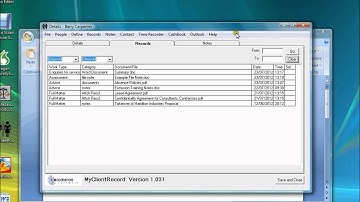 Print an Index of All Documents for the Client