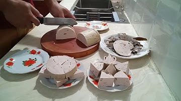 Cách thái những đĩa giò đẹp, ngon cho mâm cỗ.