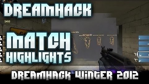 DreamHack Winter 2012 - RAW Team N!Faculty vs Anexis match highlights - CS:GO