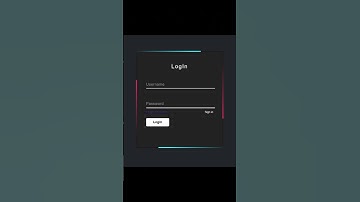Design login page using Html and Css | Comment for source code | #shorts #shortvideo