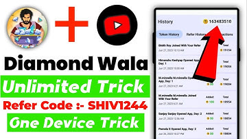 Diamond Wala App Unlimited Refer Trick 🤑 || how to get unlimited coins in diamond wala app