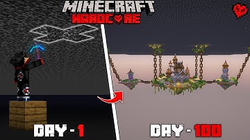 "Minecraft 100 Days in the Void – Can I Beat the Game?"