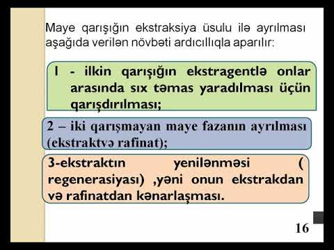 Video: Ekstraksiyada sulu təbəqə nədir?