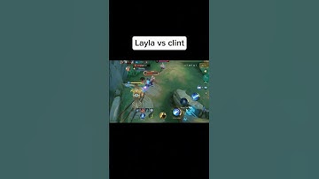 Layla vs clint #mobilelegends #mlbb #ytshort