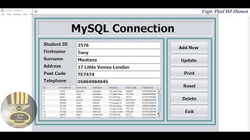 How to Connect to MySQL Database, Insert, Update and Delete in Java NetBeans - Part 1 of 3