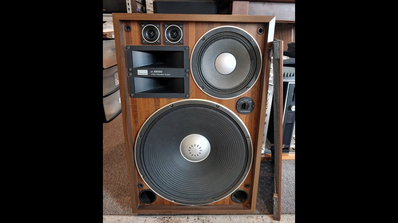 Vintage Sansui SP-X9000 4 Way 6 Speaker Floor Speakers. 16