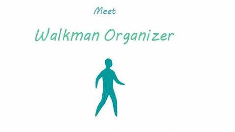 Walkman Organizer video presentation