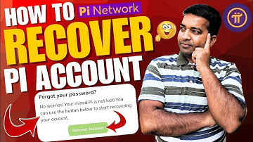 How To Recover Pi Account|| Pi Account Ko Recover Kaise Kare|| Pi Network Account Recovery