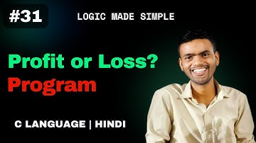Calculate Profit or Loss in C | C Language | CSwithVK
