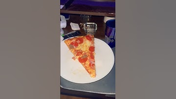 THE BIGGEST SLICE OF PIZZA EVER?! 🍕#shorts #pizza #huge #crazy #why #food #shortsfeed #algorithm