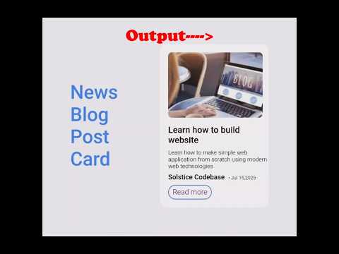 Project-Blog post design
