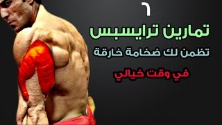 6 تمارين ترايسبس تظمن لك ضخامة خارقة في وقت خيالي - bodybuilding