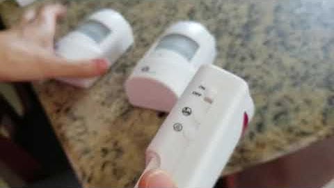 Driveway Alarm Wireless Outside, 1byone Motion Sensor 1000 FT Range Extra Loud Chimes Home Security