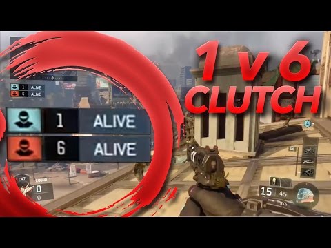 CRAZY 1 V 6 Search And Destroy Clutch In Black Ops 3