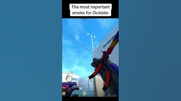 Outside Smokes For Nuke on CS2 #cs2 #shorts