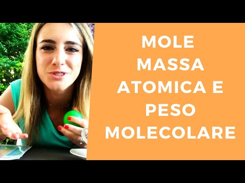 MOLE E MASSA ATOMICA. ESERCIZI DA VERIFICA DAL MINUTO 6!!! WOW.