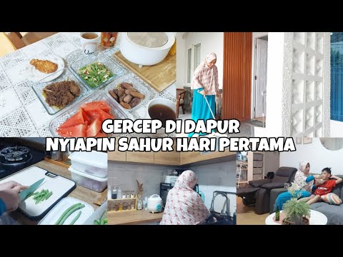 Bahan Dapur SAHUR HARI PERTAMA, GERCEP MASAK NYIAPIN MENU SAHUR TANPA HURU HARA, IDE MENU SAHUR | RAMADHAN VLOG Yang Enak