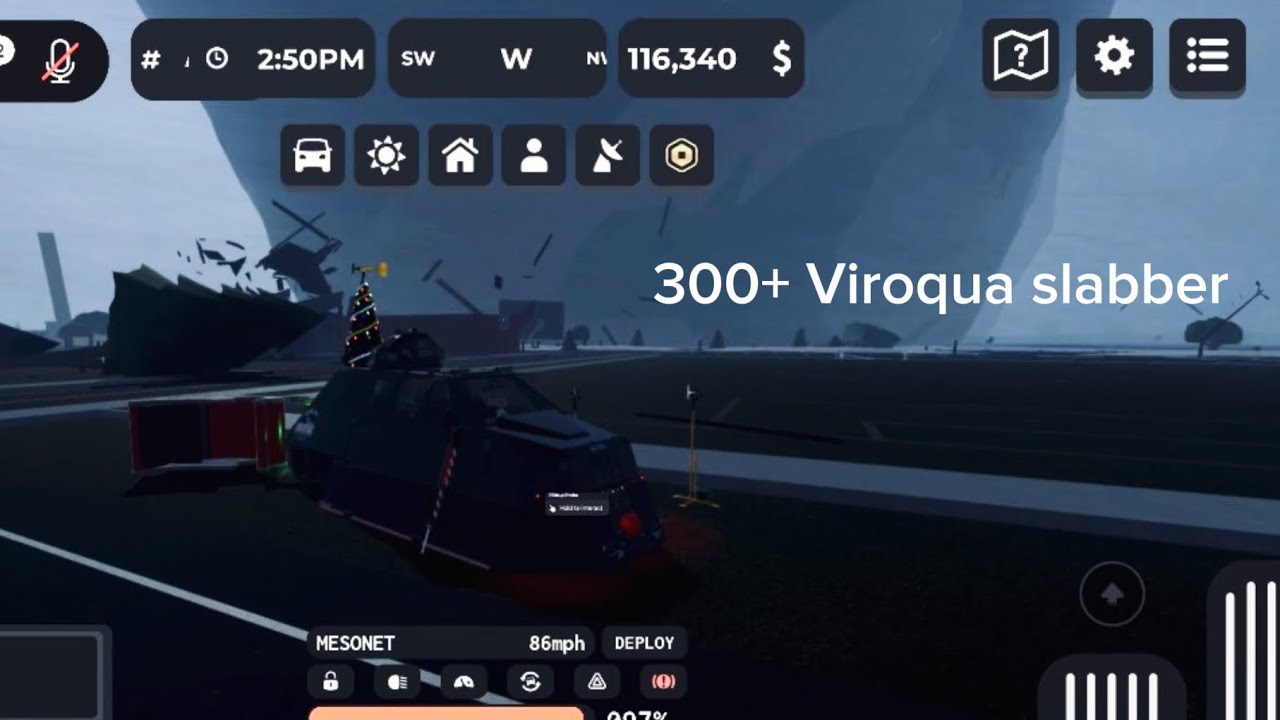 My very first 300+ mph tornado! | Twisted Roblox - YouTube