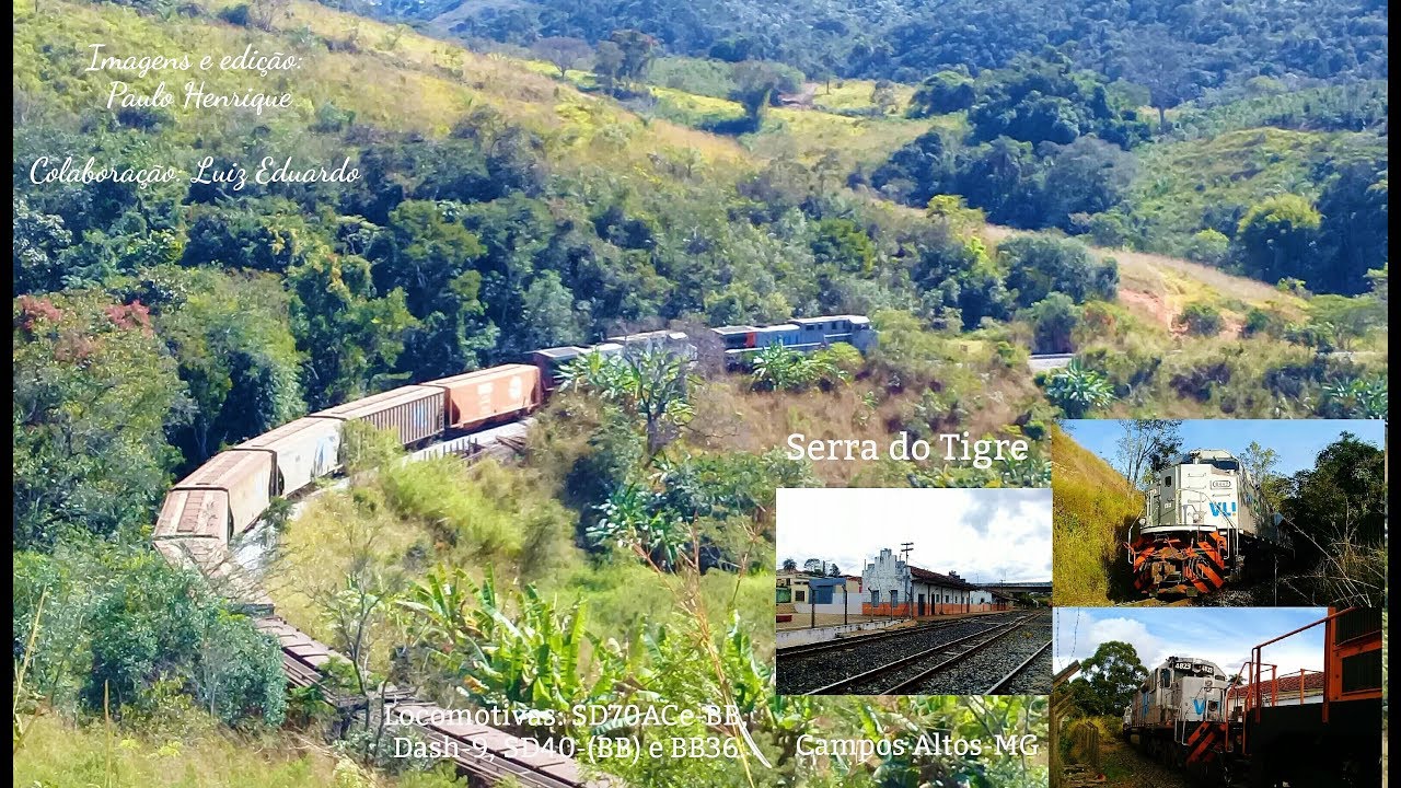 Trens na Serra do Tigre e em Campos Altos-MG