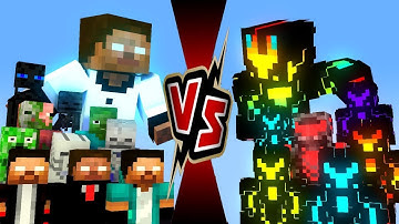 Monster School SEASON 6 FULL EPISODE STRONG WORLD THE MOVIE - Minecraft Animations