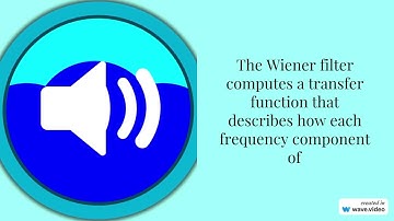 Mastering the Wiener Filter in Image Processing