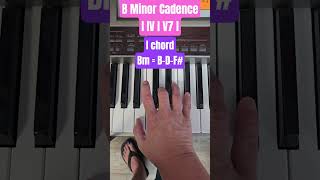 B Minor Chord Progression 🎹 #pianochords #minorchords