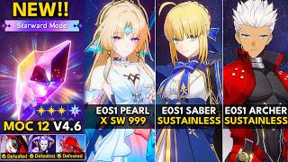 NEW MOC 12 Starward Mode | E0S1 Pearl, E0S1 Saber, E0S1 Archer | HSR 4.6 screenshot 2