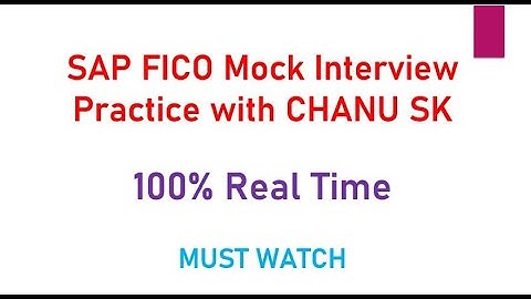 SAP FICO Interview Mock Test| SAP FICO Videos in Telugu| Telugu SAP FICO Videos | SAP FICO in Telugu