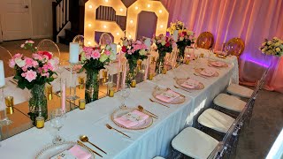 wedding decorations reception ideas! / Decorate  a luxury Birthday dinner with me in 2021!