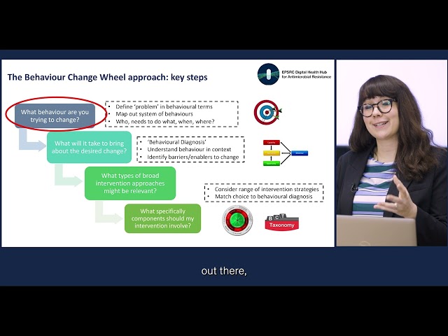 Watch AMR and behaviour change by Dr Fabiana Lorencatto on YouTube.