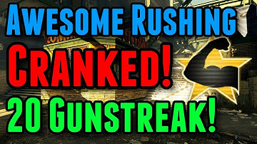 CoD Ghosts: Awesome Cranked 20 Gunstreak W/ Epic Comeback! (Fast Pace Rushing Multiplayer Gameplay)