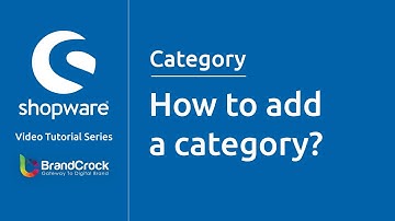 Shopware tutorials: How to add  a category