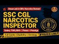 SSC CGL Narcotics Inspector: Job Profile Explained.