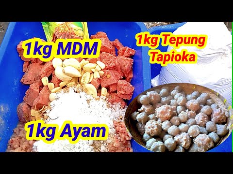 Resep Bakso Daging Ayam 1 Kg