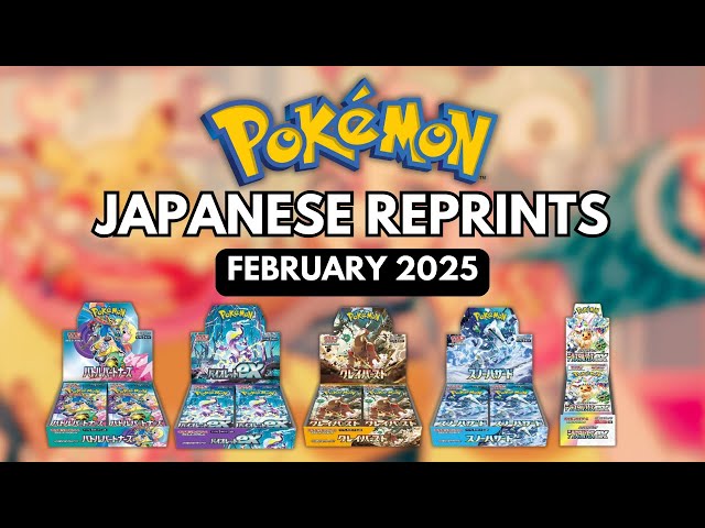 Japanese Pokémon Reprints That Are Coming This February 2025