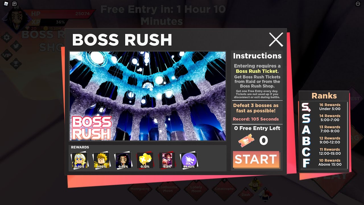 Anime Dimensions Update 9 Log Patch Notes - Boss Rush Mode! - Try