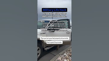 Military House-Hacking 101 👇🏻  Yes, it’s real. Yes, it’s legal. Yes, I’ve done it multiple times a