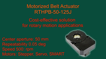 Motorized Belt Driven Rotary Actuator - www.intellidrives.com