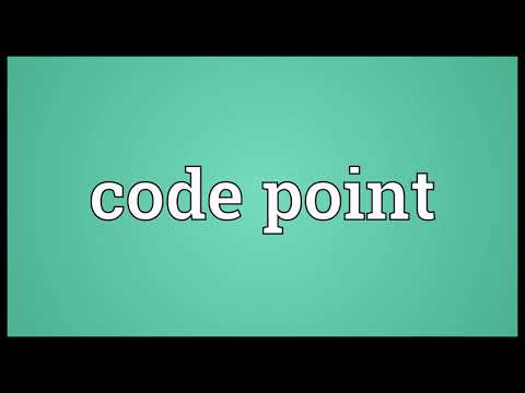 Code point Meaning