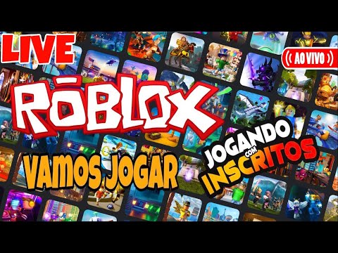 LIVE - 🤩 JOGANDO ROBLOX COM INSCRITOS - AOVIVO 🤩 VEM PRA LIVE ♥ #2 