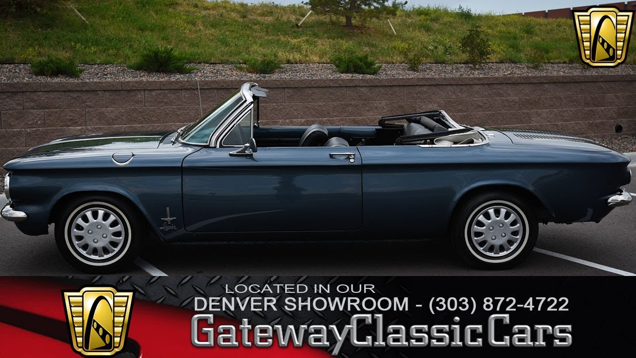 フランクリンミント製 1964 Chevrolet Corvair 1964 Chevrolet Corvair Monza Spyder STK# 43 Denver - YouTube