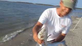 Jiggin Jerry Surf Fishing off of Edisto Beach, SC
