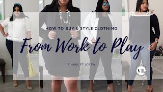 JCREW HAUL & TRY ON | Plus Size Fashion | How To Style Clothing For work & Play |