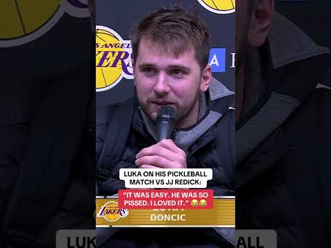 Luka’s confidence is high, win or lose 😂